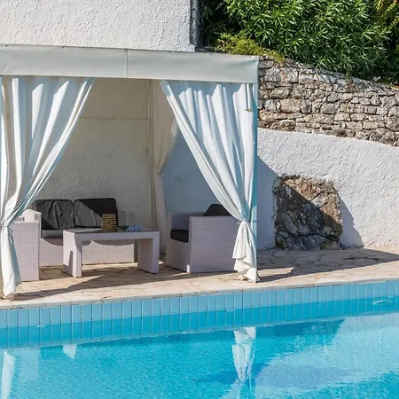 Villa Andonis Nissaki Large With Large Pool ,spectacular View Very Near To The