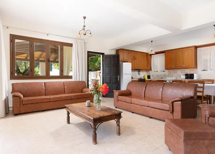 Villa Andonis Nissaki Large With Large Pool ,spectacular View Very Near To The