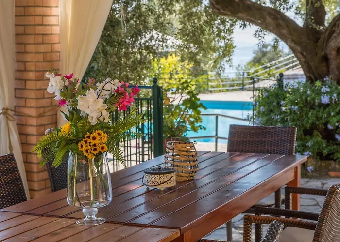 Villa Andonis Nissaki Large With Large Pool ,spectacular View Very Near To The