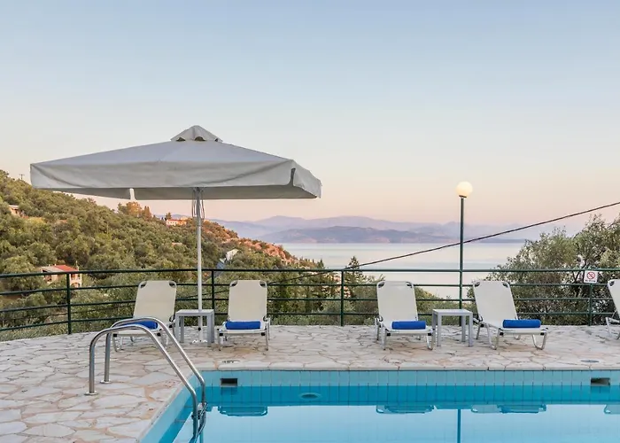 Villa Andonis Nissaki Large With Large Pool ,spectacular View Very Near To The