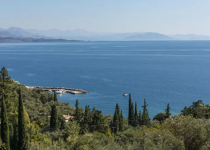 Villa Andonis Nissaki Large With Large Pool ,spectacular View Very Near To The