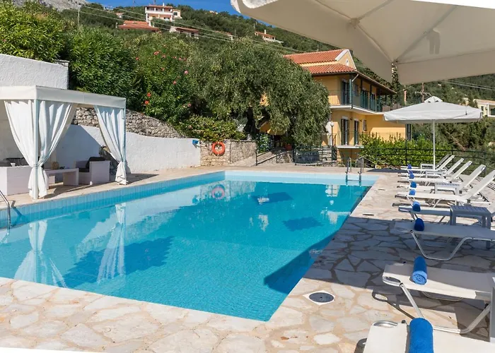 Villa Andonis Nissaki Large With Large Pool ,spectacular View Very Near To The *