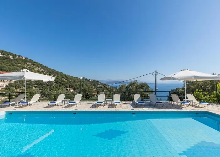 Villa Andonis Nissaki Large With Large Pool ,spectacular View Very Near To The
